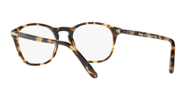 Persol 0PO 3007V 1056 Havana/Clear Square Men's Eyeglasses