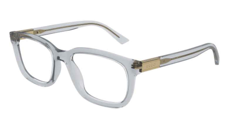 Gucci GG1776O 003 Grey Square Men's Eyeglasses