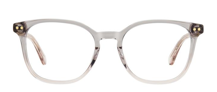 Kate Spade HERMIONE/G 7HH Grey/Pink Rectangular Women's Eyeglasses