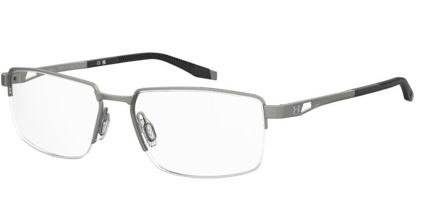 Under Armour UA 5078/G R81 Matte Ruthenium Rectangular Men's Eyeglasses