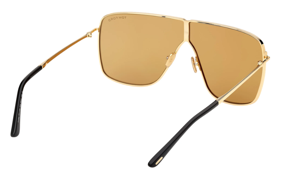 Tom Ford Huxley FT1159 30E Shiny Deep Gold/Yellow Men's Sunglasses