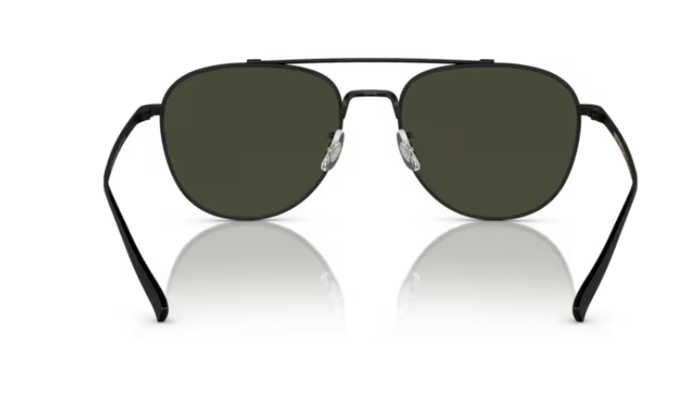 Oliver Peoples OV1335ST 5017P1 Matte Black / Grey Soft Square Men's Sunglasses