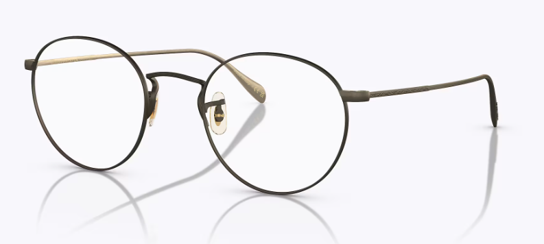 Oliver Peoples Coleridge 0OV1186 5318 Antique Brown Round Men's Eyeglasses