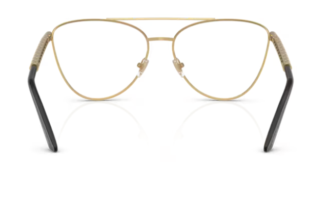 Versace 0VE1296 1002 Gold 55mm Cat-Eye Women's Eyeglasses