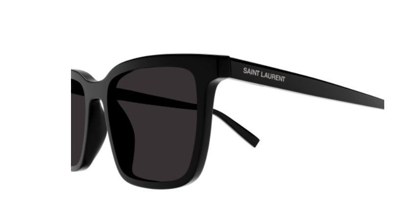 Saint Laurent SL 500 001 Black Square Men's Sunglasses