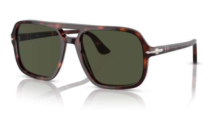 Persol 0PO3328S 24/31 Havana/Green 55mm Men's Sunglasses