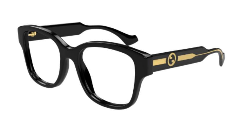 Gucci GG1775O 001 Black Square Women's Eyeglasses