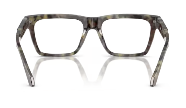 Versace 0VE3354 5456 Havana 53mm Rectangular Men's Eyeglasses