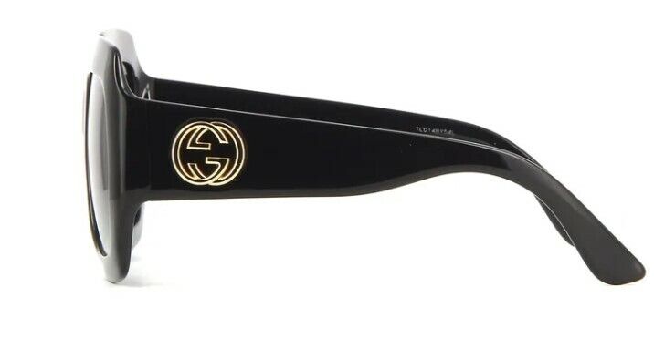 Gucci GG0053SN 001 Gradient Black/Gray Square Women's Sunglasses