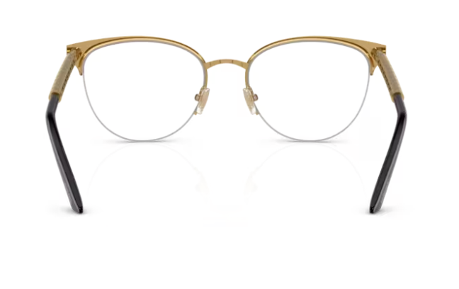 Versace 0VE1297 1002 Gold 53mm Cat-Eye Women's Eyeglasses