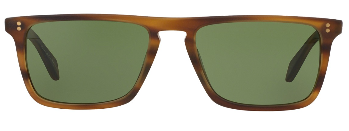 Oliver Peoples Bernardo OV5189S 132652 Matte Sandalwood/Green Men's Sunglasses