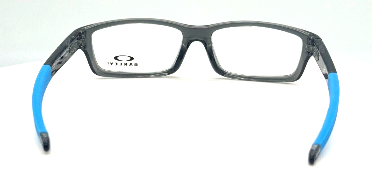 Oakley OX 8111 0253 Cross Link Youth Polished Grey Square Men's Eyeglasses