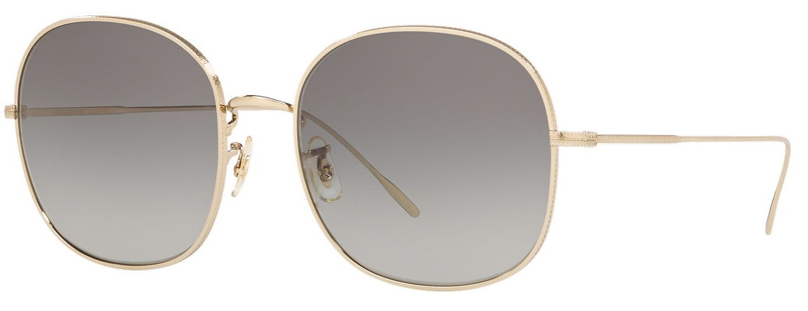 Oliver Peoples OV1255S 50353C Soft Gold/Grey Gradient Round Women's Sunglasses