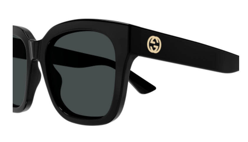 Gucci GG1338S 001 Black/Smoke Oversized Square Women's Sunglasses