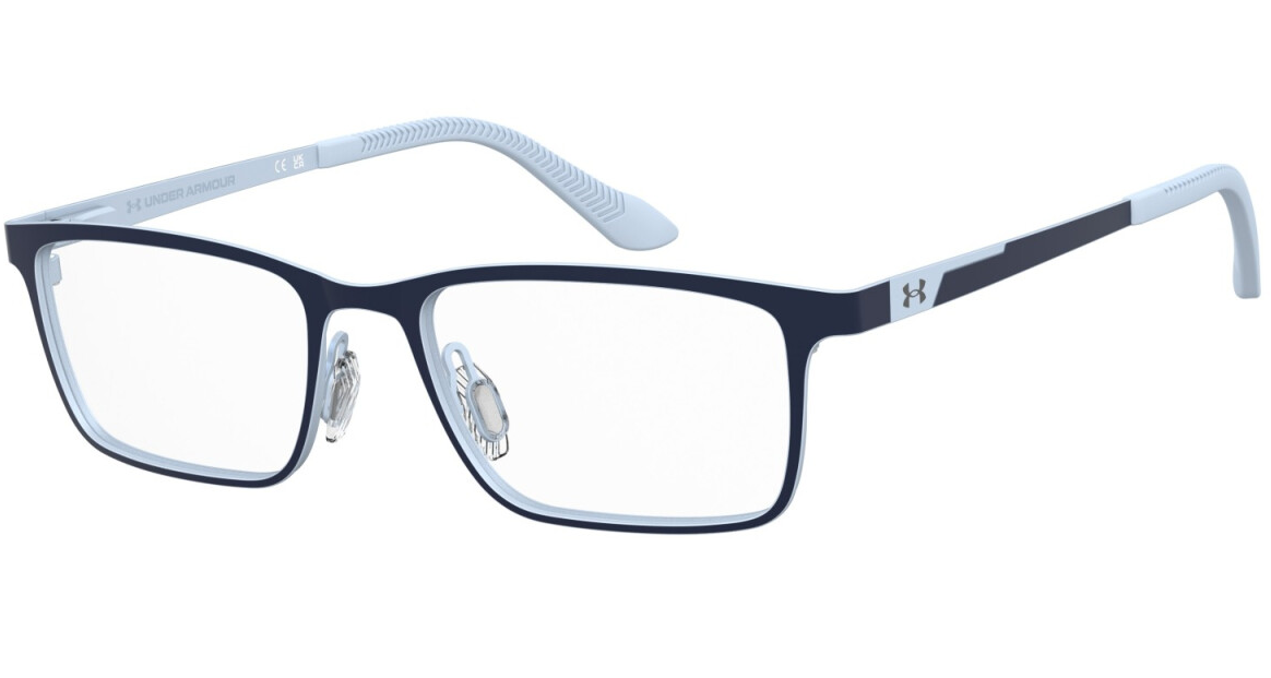 Under Armour UA 9015 2RR Blue multicolor Rectangular Junior Boy's Eyeglasses