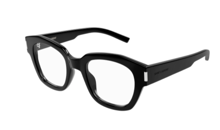 Saint Laurent SL 640 001 Black Oversize Square Women's Eyeglasses