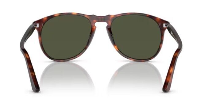 Persol 0PO9649S 24/31 Havana/Green Oval Shaped Men's Sunglasses