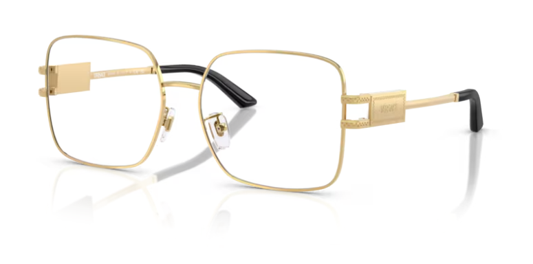 Versace 0VE1303D 1002 Gold 56mm Square Women's Eyeglasses