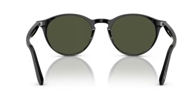 Persol 0PO3092SM 901431 Black/ Green Round Shaped 50mm Men's Sunglasses