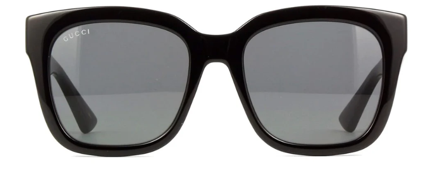 Gucci GG1338S 001 Dark Grey/Black Square Women's Sunglasses