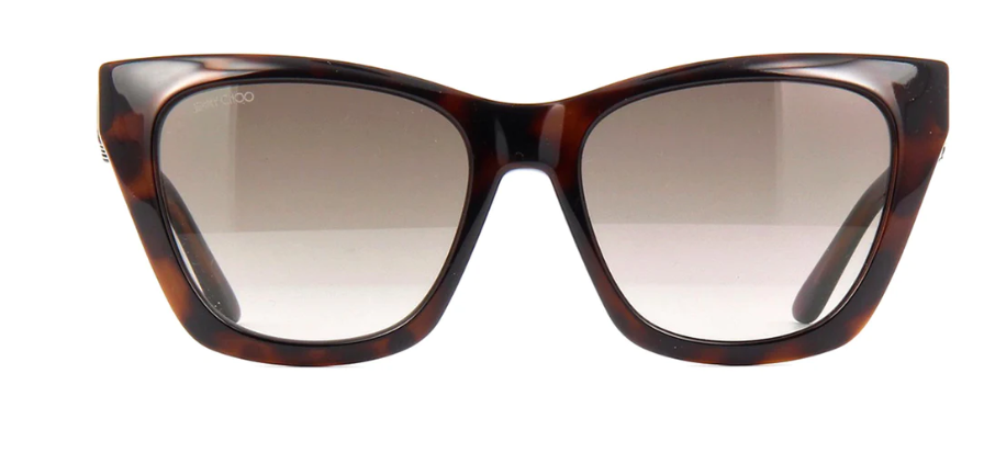 Jimmy Choo RIKKI/G/S 086HA Havana/Brown Gradient Cat Eye Women's Sunglasses