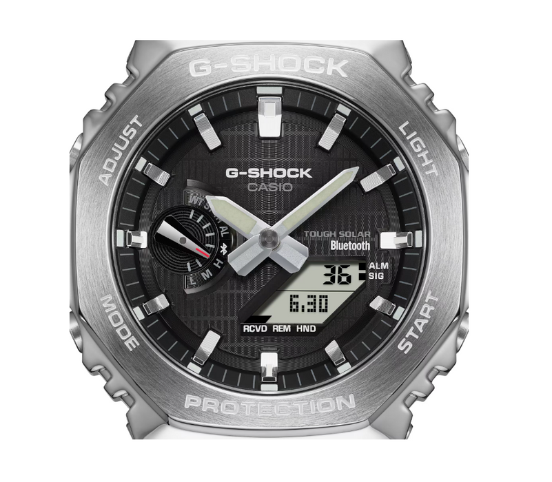 Casio G-Shock G Steel Tough Solar Bluetooth Basic Black Men's Watch GBM2100-1A