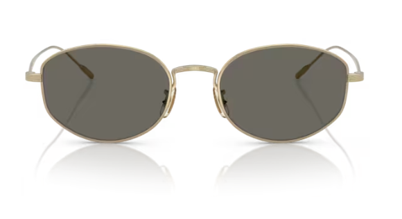 Oliver Peoples 0OV1347ST Estra 5035R5 Soft Gold Carbon Grey Men's Sunglasses