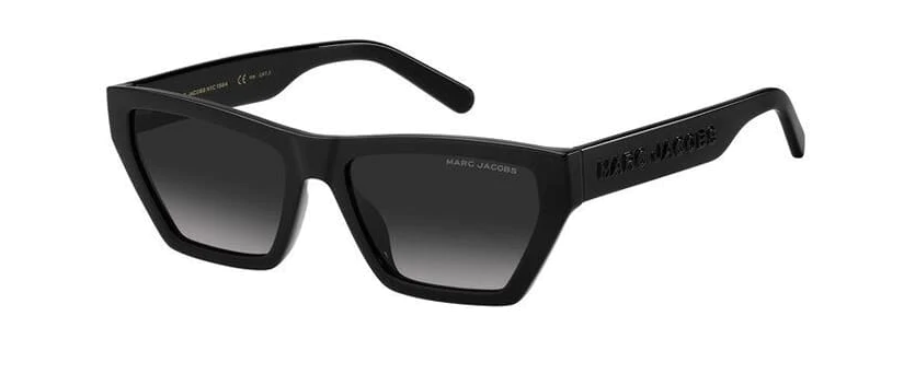 Marc Jacobs MARC 657/S 807/9O Black/Grey Gradient Square Women's Sunglasses