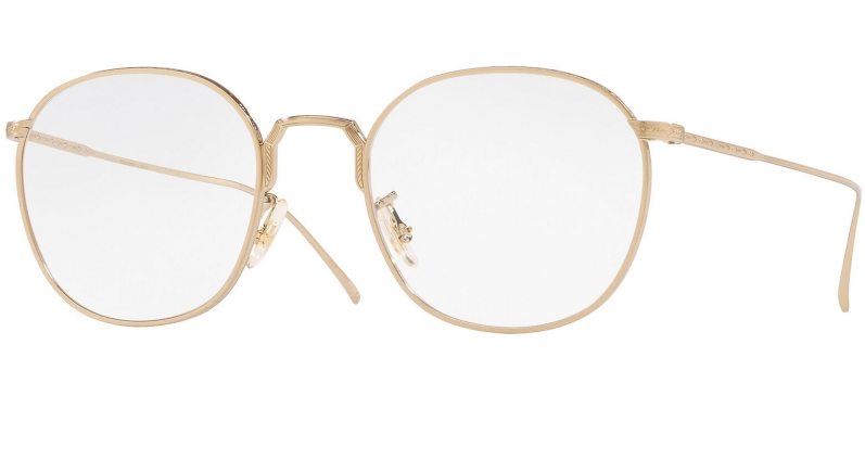 Oliver Peoples Jacno OV1251 5236 Rose Gold Round Men's Eyeglasses