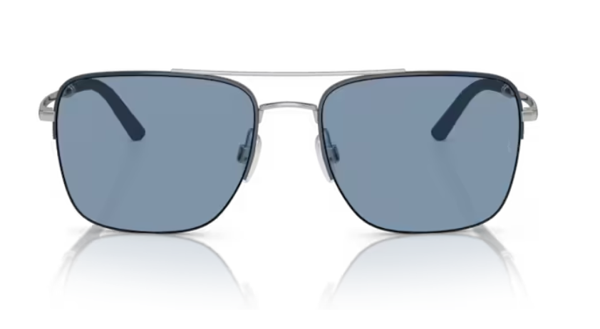 Oliver Peoples 0OV1343S R-2 506380 Blue Ash-Silver/Marine Men's Sunglasses