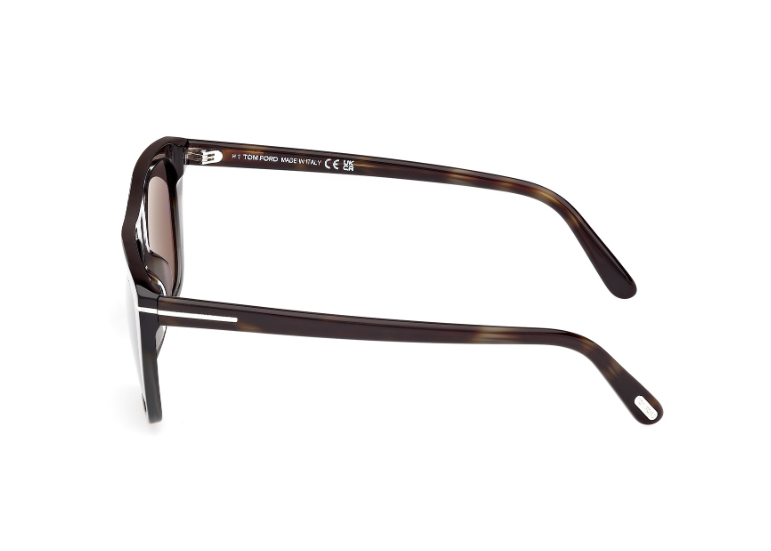 Tom Ford ASLAN FT1175 55A Coloured Havana/Smoke Men's Sunglasses