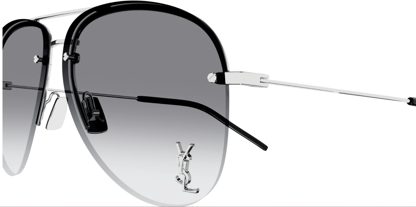 Saint Laurent CLASSIC 11 M 005 Silver/Gray Gradient Unisex Sunglasses