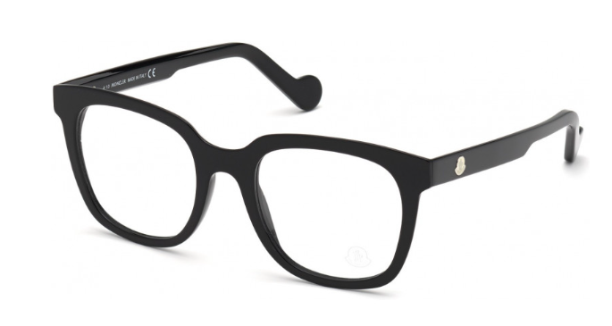 Moncler ML 5098 001 Black Square Women's Eyeglasses