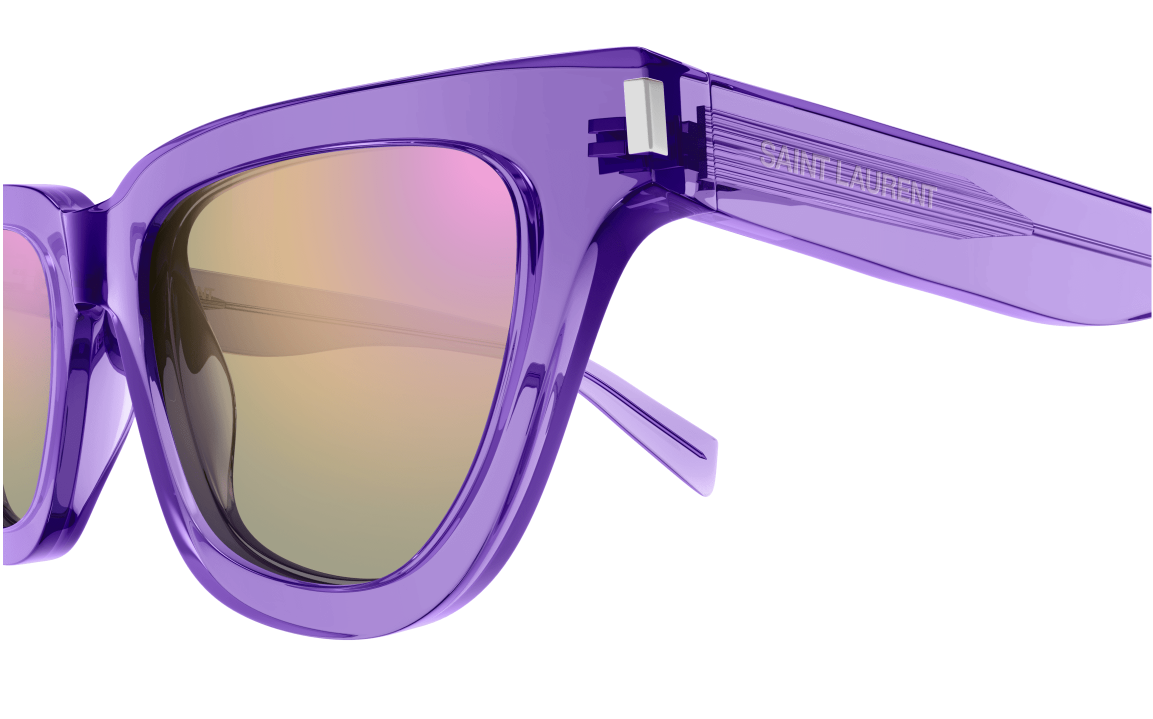 Saint Laurent SL 462 Sulpice 014 Violet/Pink Squared Women's Sunglasses