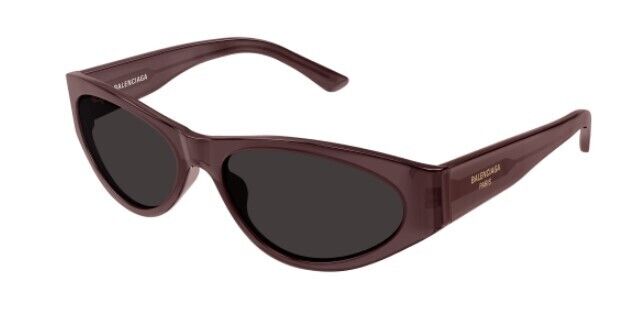 Balenciaga BB0367S 004 Violet/Grey Cat-Eye Women's Sunglasses