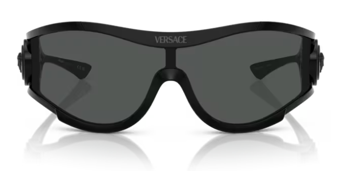 Versace 0VE4475 536087 Black/Dark Grey Mask Men's Sunglasses