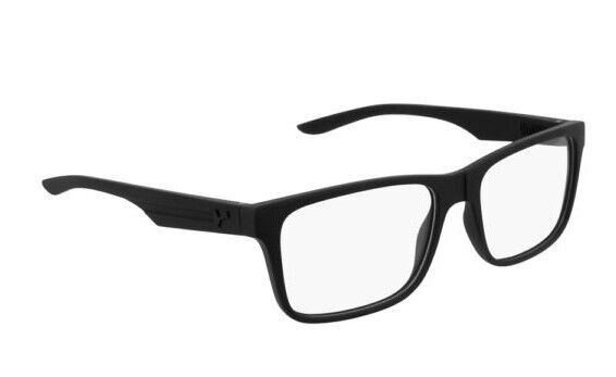 Puma PU0204O 001 Black-Black Square Full-Rim Unisex  Eyeglasses