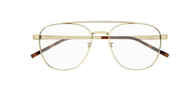 Saint Laurent SL 530 003 Gold Caravan Unisex Eyeglasses