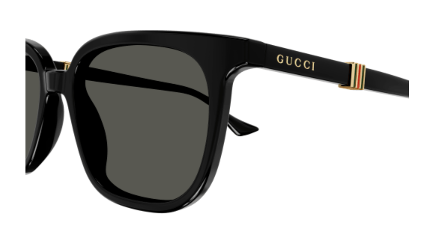 Gucci GG1493S 001 Black/Grey Square Men's Sunglasses