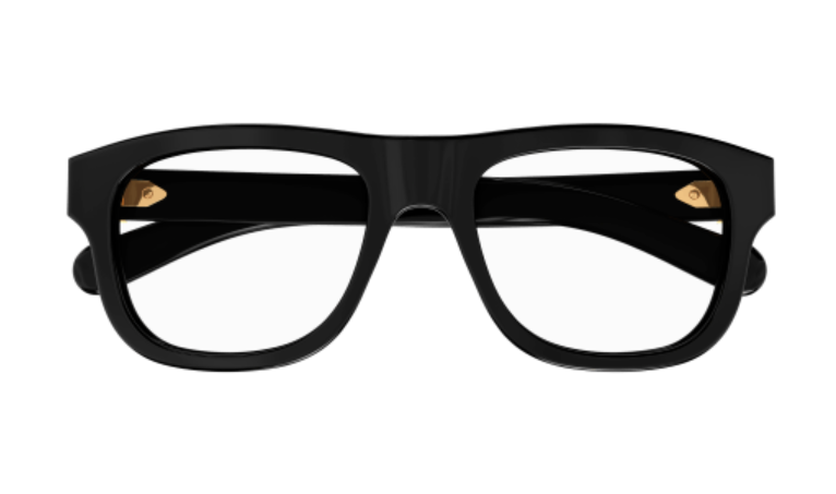 Gucci GG1509O 001 Black Square Men's Eyeglasses