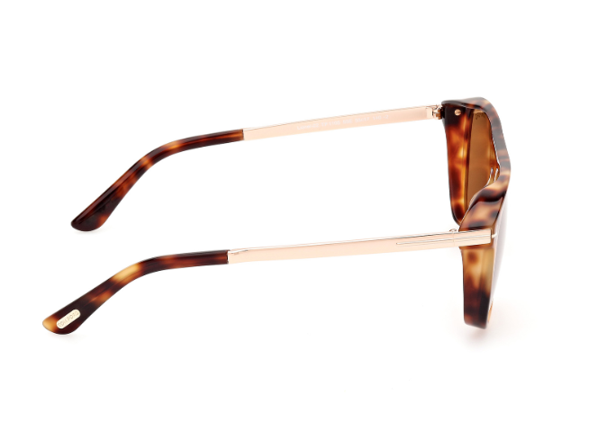 Tom Ford FT1105 Lionel-02 55E Coloured Havana/Brown Square Men's Sunglasses