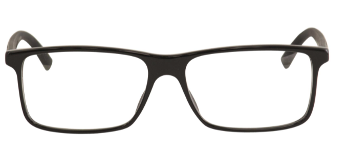 Gucci GG 0424O 001 Black Square Men's Eyeglasses