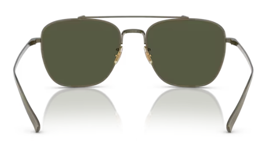 Oliver Peoples 0OV1349ST Avison 528452 Antique Gold G-15 Square Men's Sunglasses