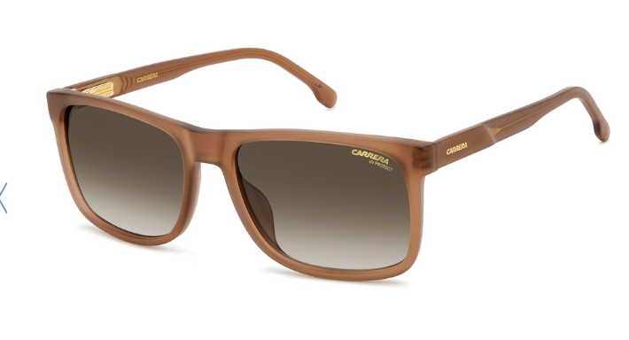 Carrera C FLEX 01/G/S YZ4-Matte Havana Brown/Brown Rectangle Men's Sunglasses