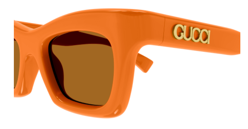 Gucci GG1773S 004 Orange/Brown Cat Eye Women's Sunglasses