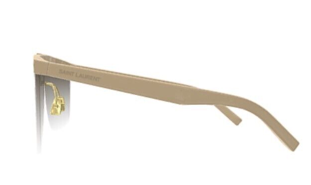 Saint Laurent SL 537 Palace 002 Ivory/Brown Gradient  Women's Sunglasses