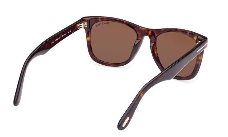 Tom Ford KEVYN FT1099 52J Dark Havana/Roviex Square Men's Sunglasses