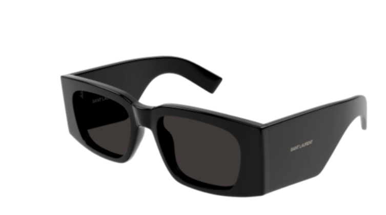 Saint Laurent SL 654 001 Black Square Women's Sunglasses