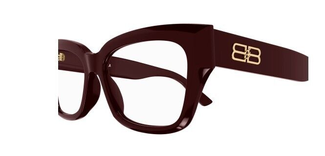 Balenciaga BB0274O 003 Red Cat-Eye Women's Eyeglasses