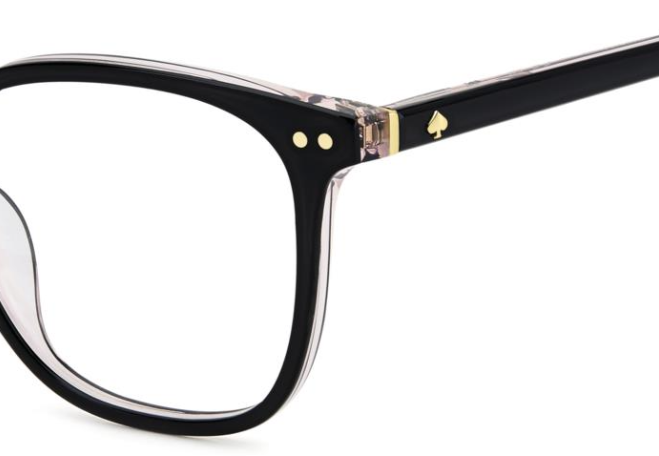 Kate Spade HERMIONE/G 807 Black Rectangular Women's Eyeglasses